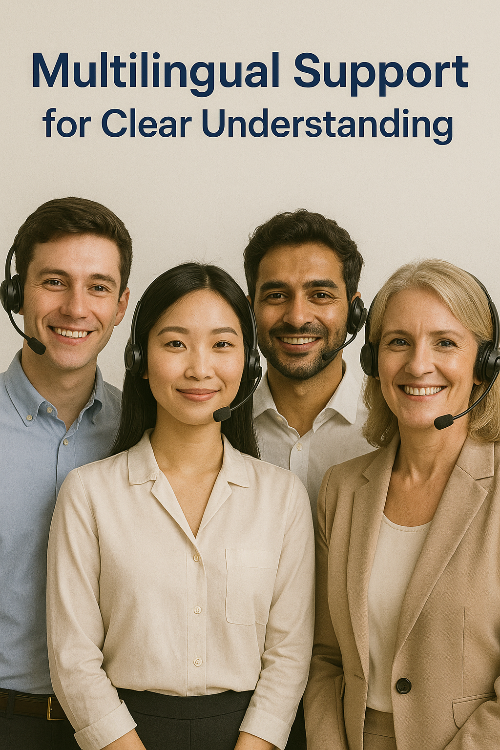 multilingual support for clear understanding​